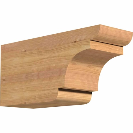 Ekena Millwork New Brighton Smooth Rafter Tail, Western Red Cedar, 5 1/2"W x 8"H x 16"L RFT06X08X16NEB00SWR